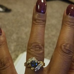 Mystic topaz, diamond, emerald, rutilated quartz,